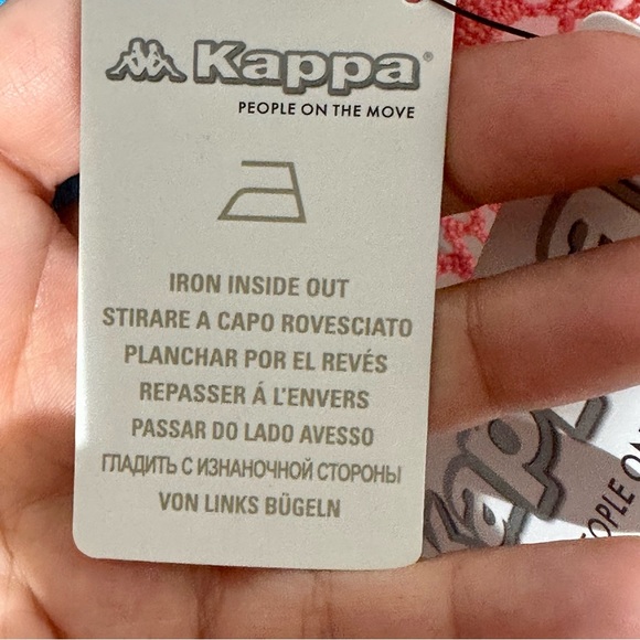 Kappa Logo Tape Alic 2  NWT Track Pants Regular Fit  8 Youth Blue Turkis - Picture 7 of 14